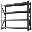 Greatmeet 79" W 4-Tier Heavy Duty Metal Industrial Shelving with Adjustable Shelves for Garage, 6000 LBS Capacity