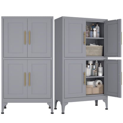 Metal Kitchen Pantry Storage Cabinet