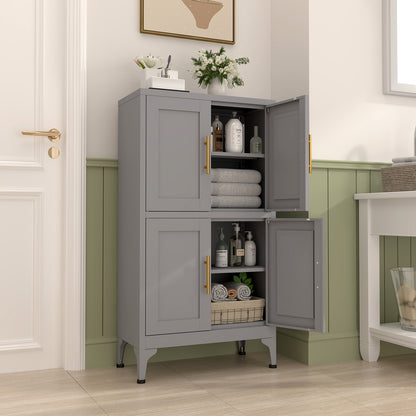 Metal Kitchen Pantry Storage Cabinet 6