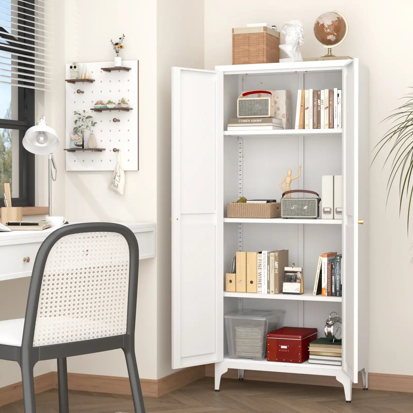 Kitchen Pantry Storage Cabinet Office