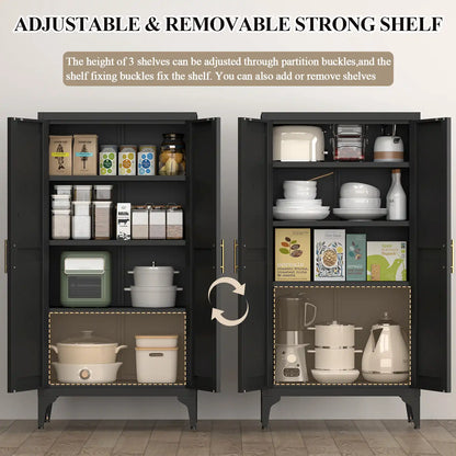 Kitchen Pantry Storage Cabinet Detail 1