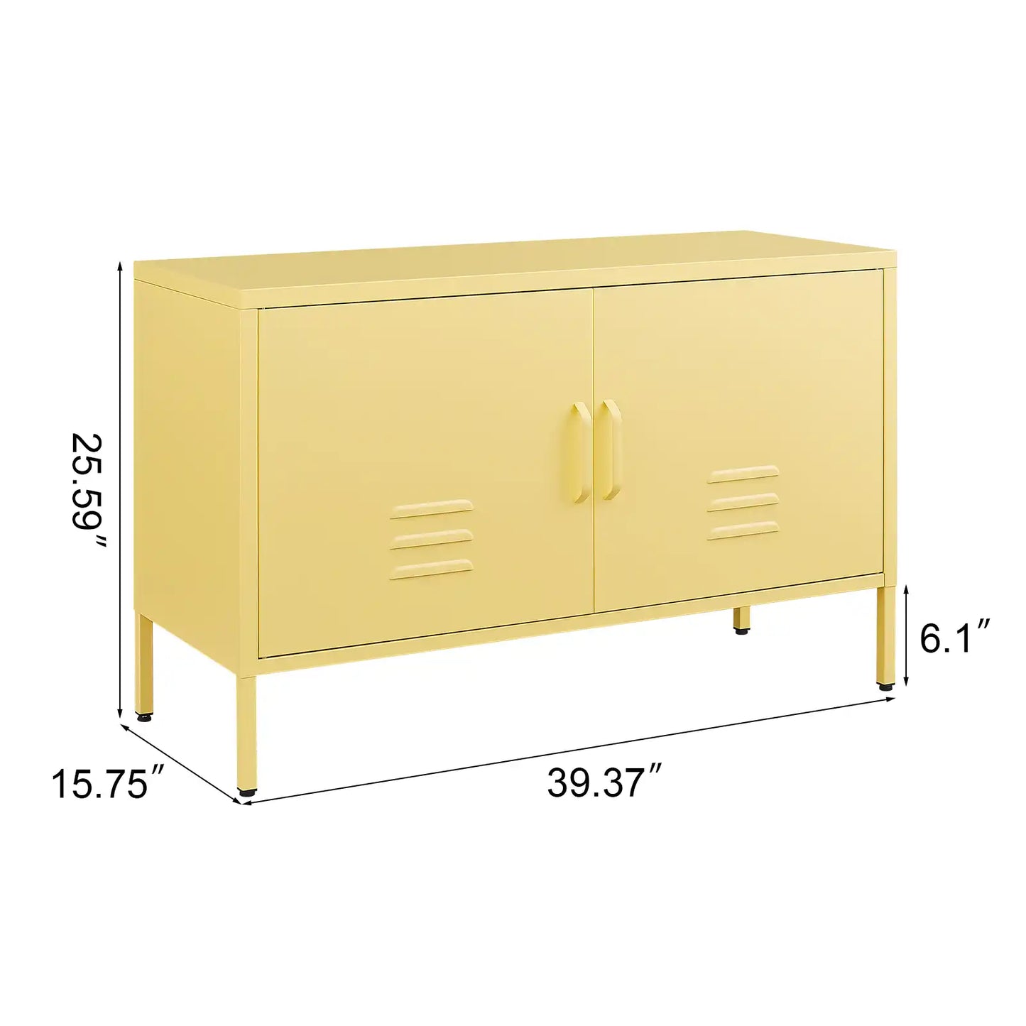 Low TV Stand Console Size #yellow