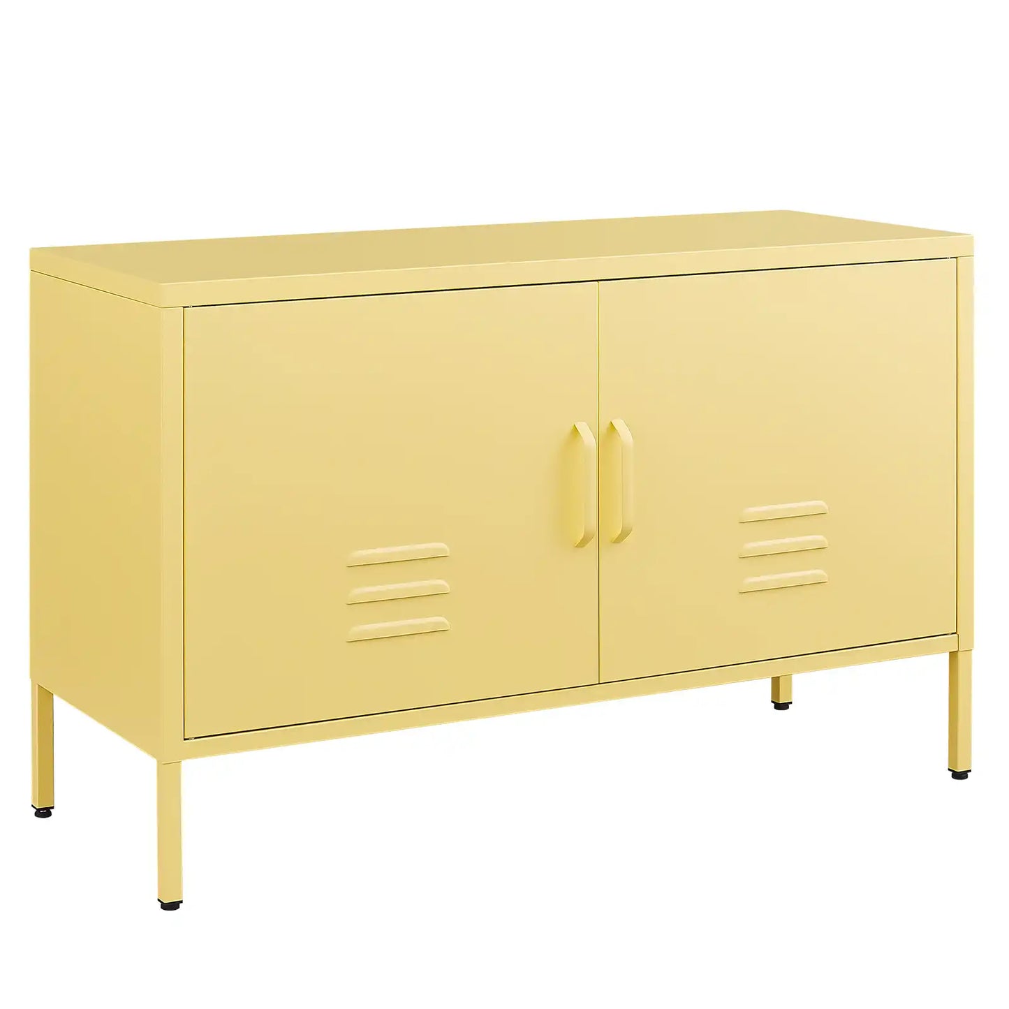 Low TV Stand Console #yellow