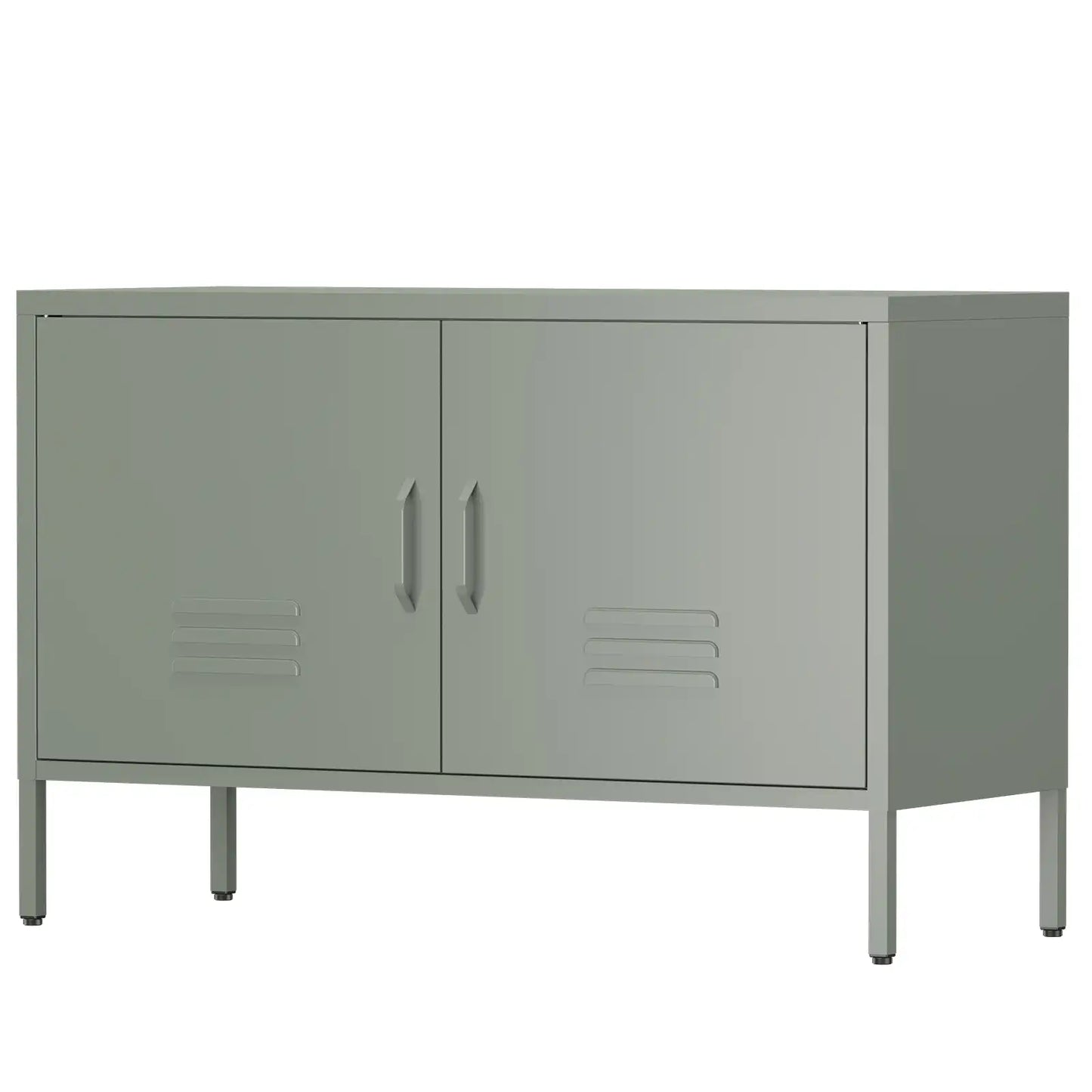 Low TV Stand Console #gray-green