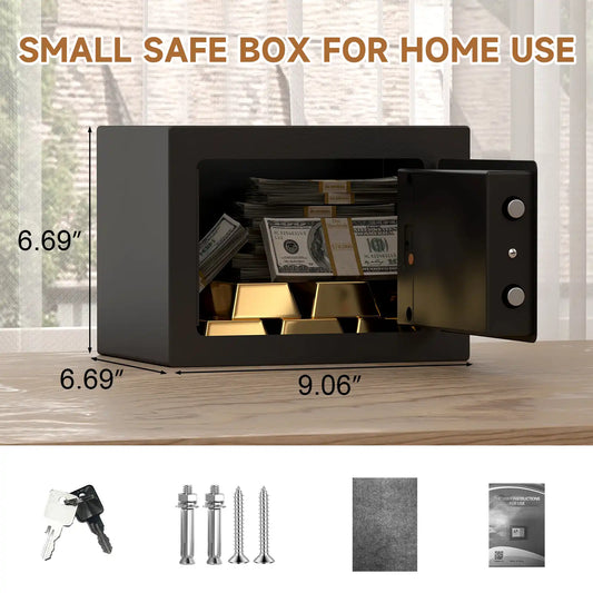 Security Lock Box Size #black