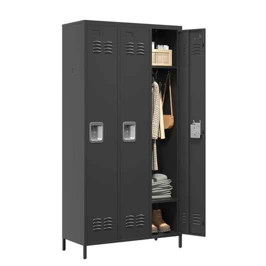 Storage Locker Cabinet for Home Gym Office School 1 #black 