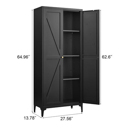 Greatmeet Kitchen Pantry Storage Cabinet, Tall Pantry Cabinet