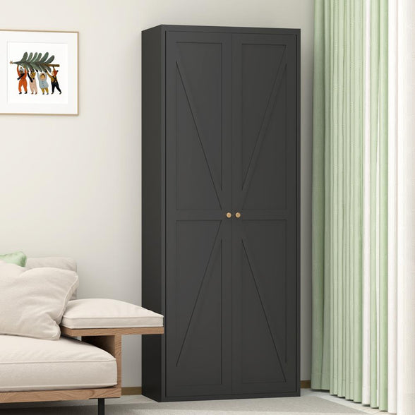 Greatmeet Kitchen Pantry Storage Cabinet, Tall Pantry Cabinet