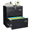 GREATMEET Lateral File Cabinet,Metal Filing Cabinet with Lock,Locking Storage File Cabinet for Hanging Files,Office Lateral File Cabinets for Letter/Legal/F4/A4 Size
